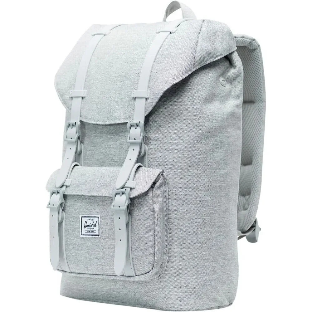 Herschel Supply Little America Light Grey Crosshatch - Rare Retired Backpack NEW